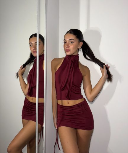 Top micro corbata