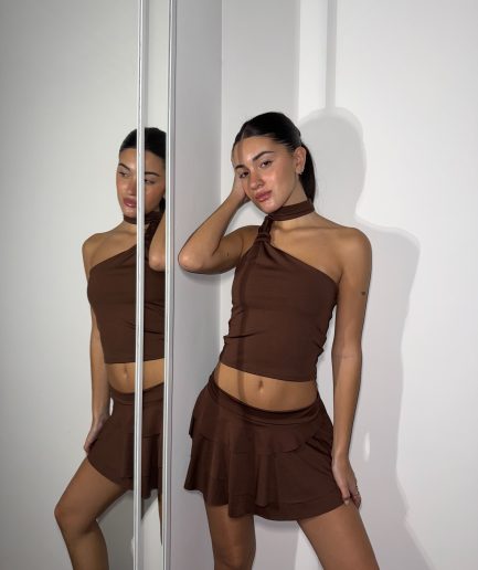 Top micro asim bufanda nudo