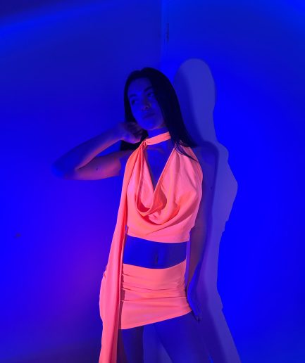 Top fluor buche bufanda