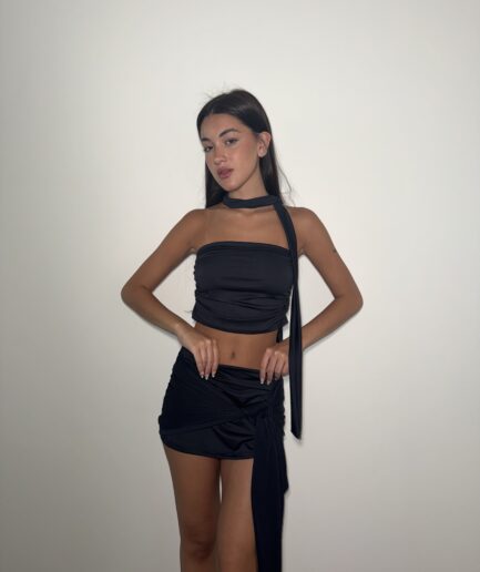 Top micro strapless corbatin