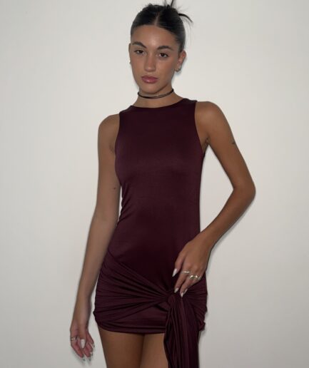 Vestido micro falda para atar